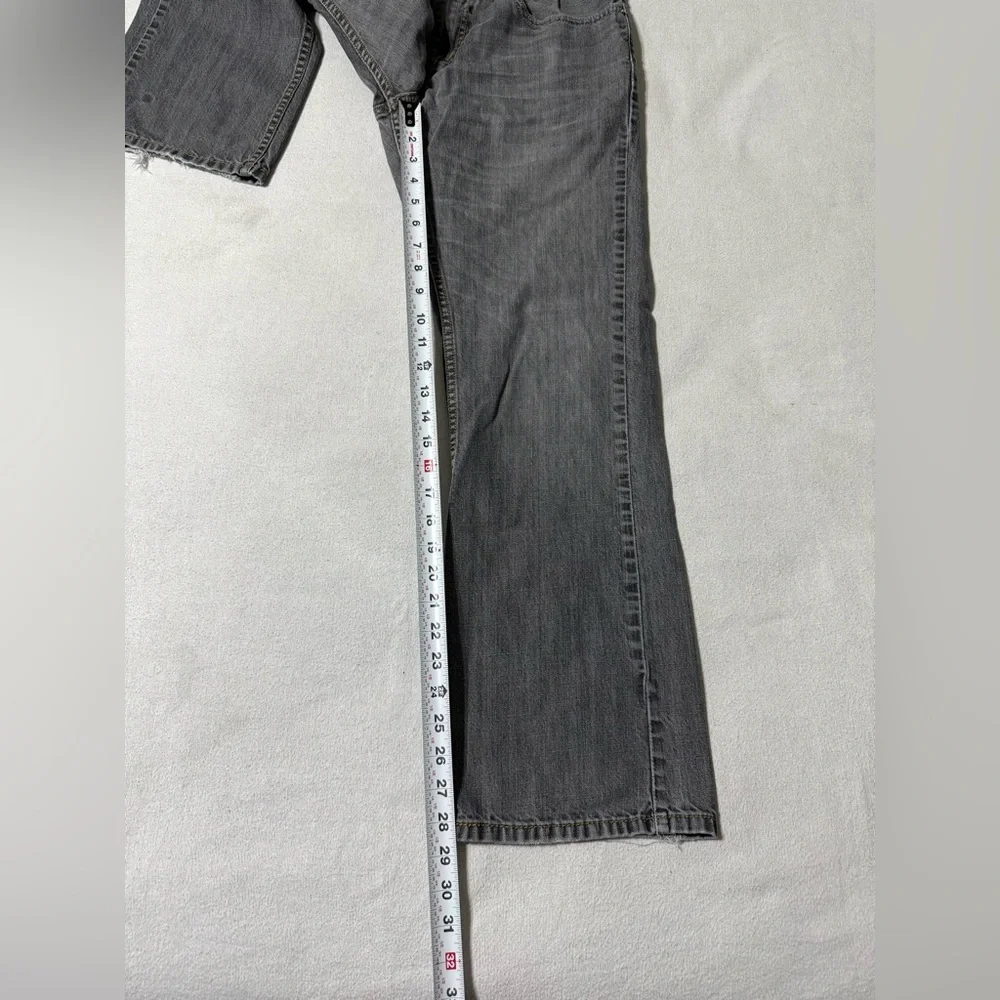 Levis 527 Jeans Mens 33x28‎ Gray Regular Bootcut Mid Rise
